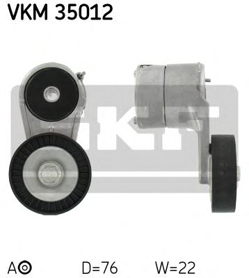 VKM 35012 SKF Натяжний ролик1